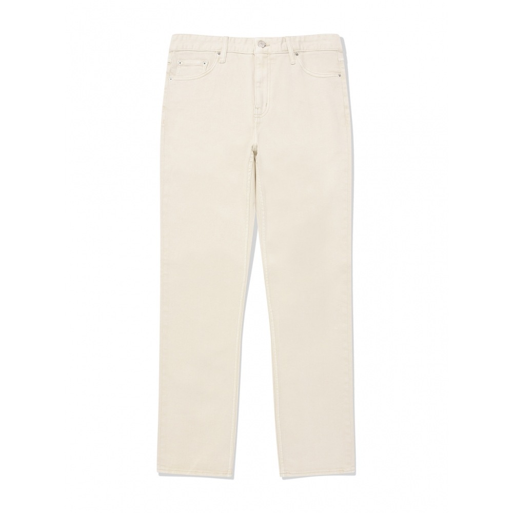 COVERNAT ストレートデニムパンツ エクルー