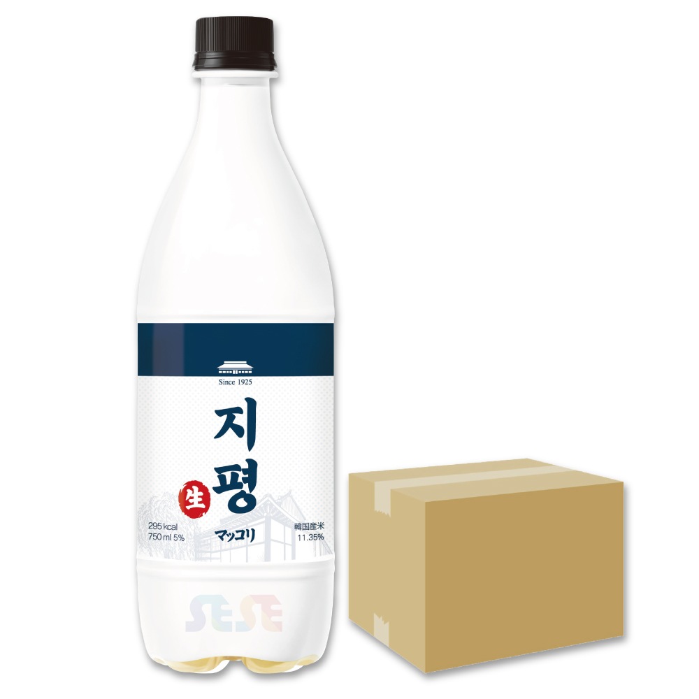 冷蔵発送 ジピョン 生マッコリ 750ml 20本セット / 韓国 砥平マッコリ