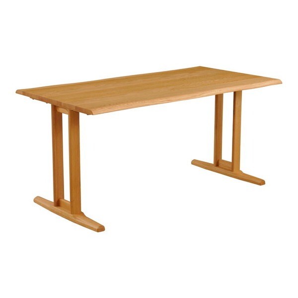 筑波産商 YUME2 150x90 耳付き テーブルT 2本脚 NA メーカー直送