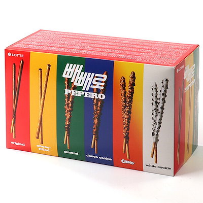 Qoo10] ロッテ ペペロ 6種 セット 664g : 食品