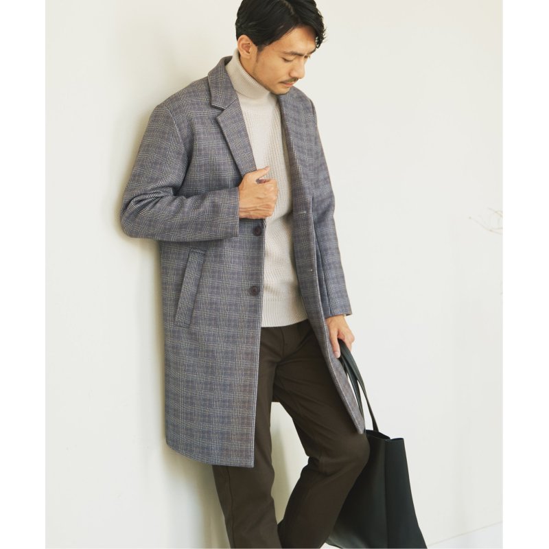 メルトンストレッチチェスターコート