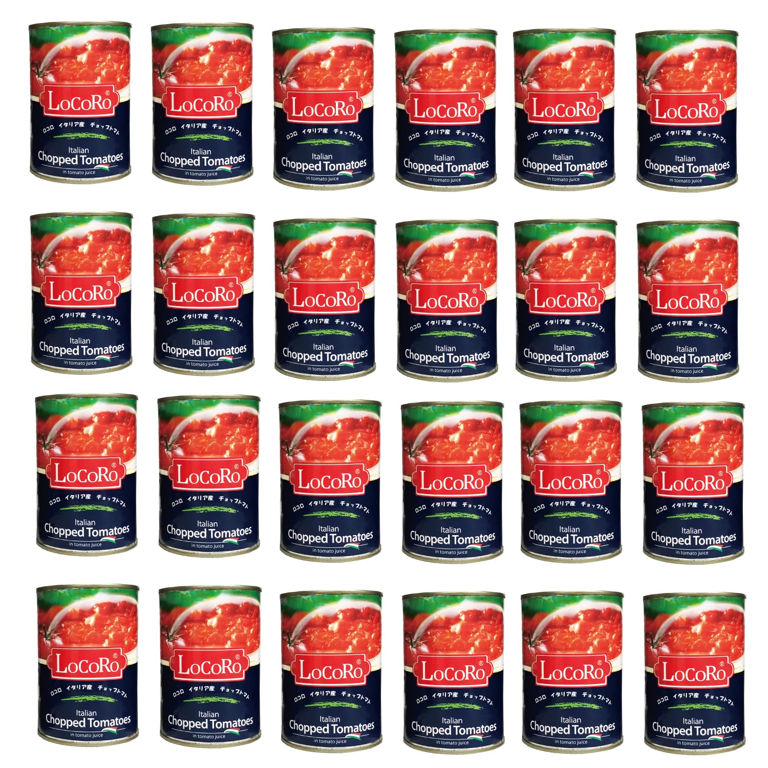 ケース販売 LOCOLO ロコロイタリア産 カットトマト缶400g×24個 業務用 まとめ買い
