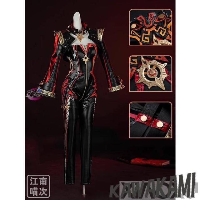 江南猫次　原神　コスプレ　マーヴィカ　衣装　ウィッグ　靴　追加可能