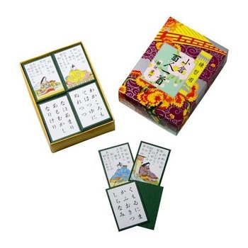 正月飾り　正月用品 [2点セット] 百人一首 練習用小倉 【 正月遊び お正月グッズ イベント用品 おもちゃ 迎春 室内遊び 巣ごもりグッズ 縁起物 かるた オモチャ 玩具 カルタ カードゲーム 】