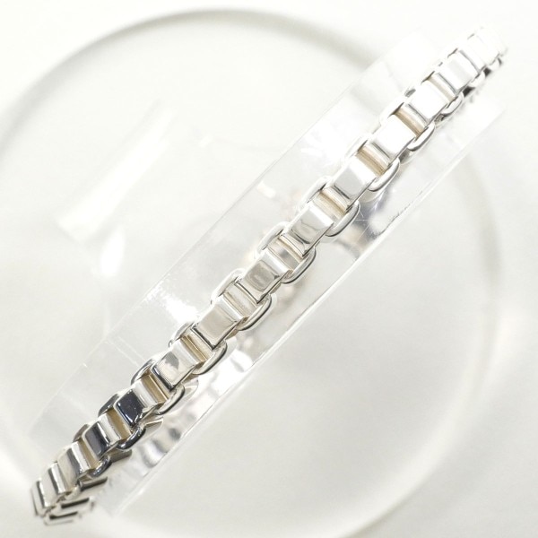 極美品 ティファニー ブレスレット ベネチアン 17号 シルバー 袋付き