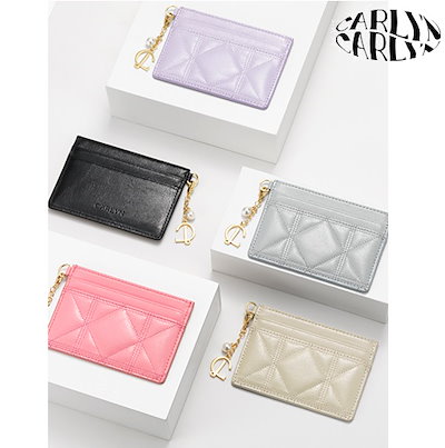 Qoo10] CARLYN Pave quilted card wa : バッグ・雑貨