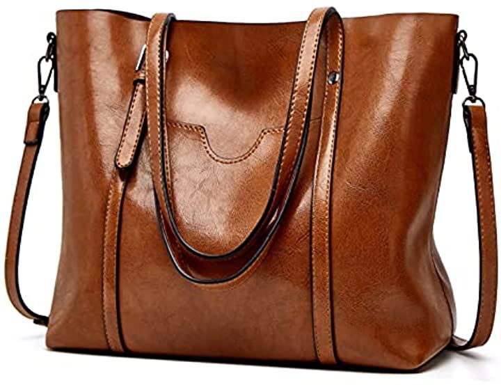 母の日 レザートートバッグ( ブラウン) 9,680円