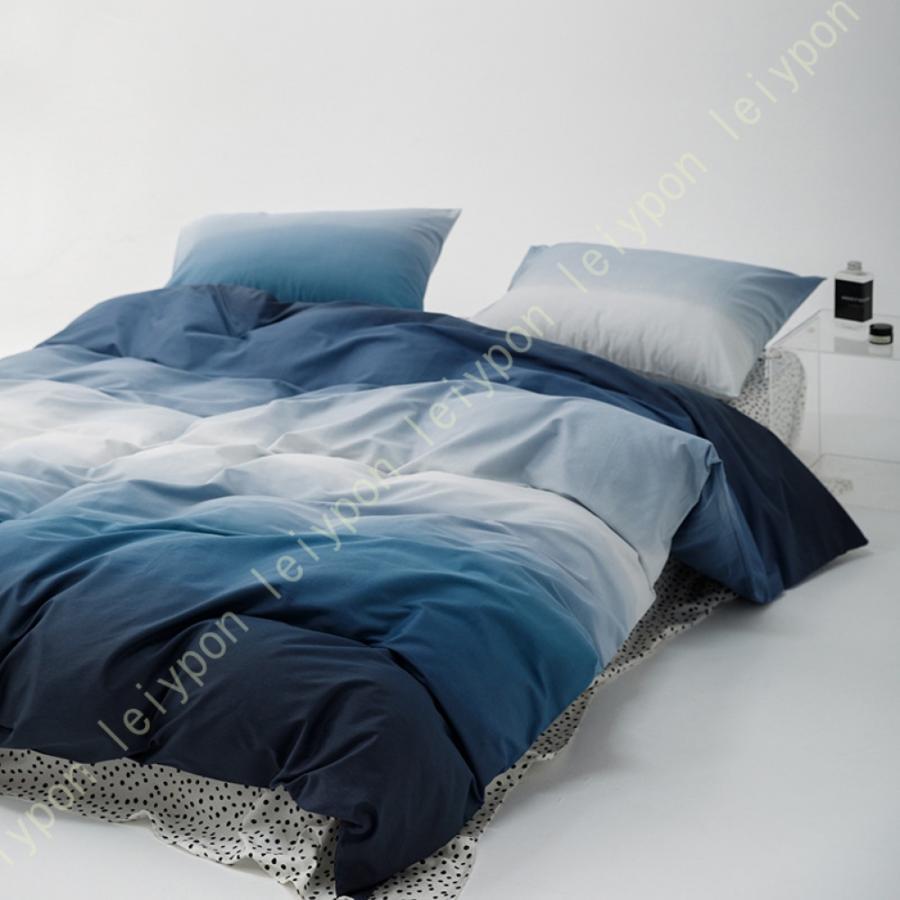 布団カバー 4点セッ 3点セット布団カバーセット 春 夏 オールシーズン ベッドカバー 格子柄 洗いざらし 速乾 防ダニ ピーチスキン 北欧 おしゃれ