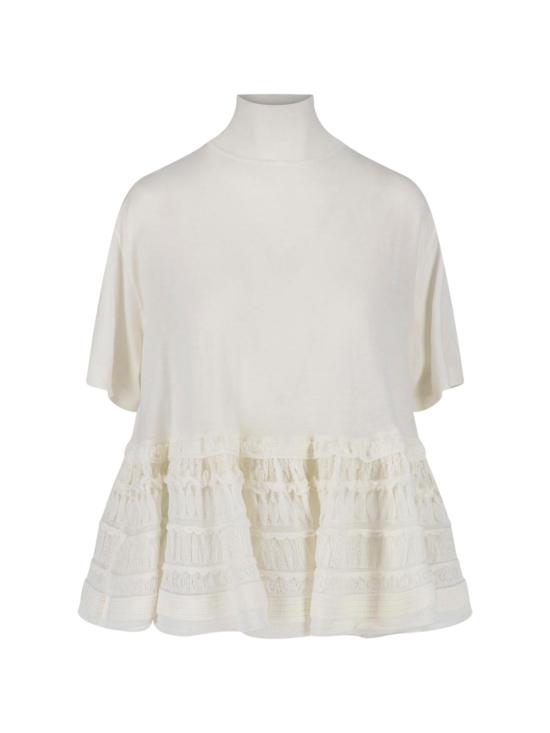 ALAIA Women Tunic Tops AA9H1393K164C 000 White