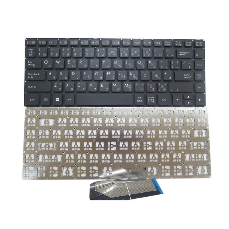 バックライトなし キーボード と互換性のある Getac V138418CS1 V00 JA-RO 531087680010 日本語 ブラック フレームなし