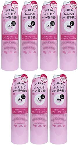 【まとめ買い】エージーデオ24 パウダースプレー スウィートブレンド 142g (医薬部外品)【×7個】