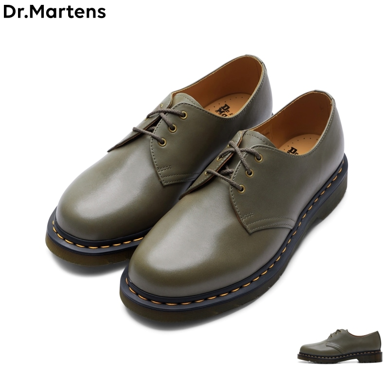 [DR.MARTENS] ドクターマーチン 3ホールシューズ 1461 オリーブ / 30683352