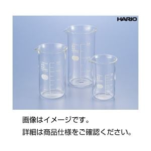 （まとめ）硼珪酸ガラス製トールビーカー100ml（HARIO）(×10セット)