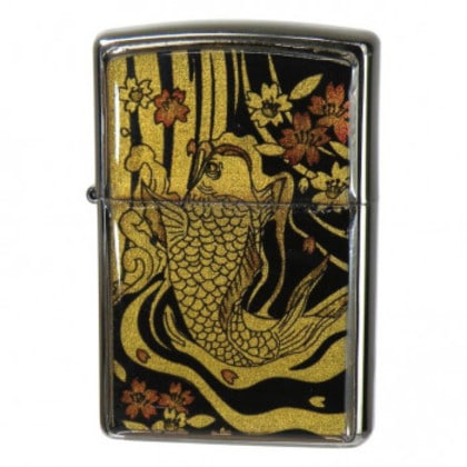 ZIPPO フレーム金箔エポ 鯉