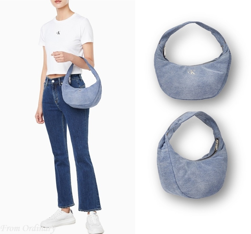 デニムソフトクレセントバッグ (4F3207G-VGO)