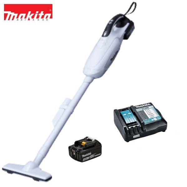 当店だけ!バッテリー充電器も1年保証! マキタ CL182FDZW コードレス掃除機 18V 紙パック式 CL182FDZW +急速充電器 DC18RF + BL1830B バッテリー 充電式 ハン 23,985円