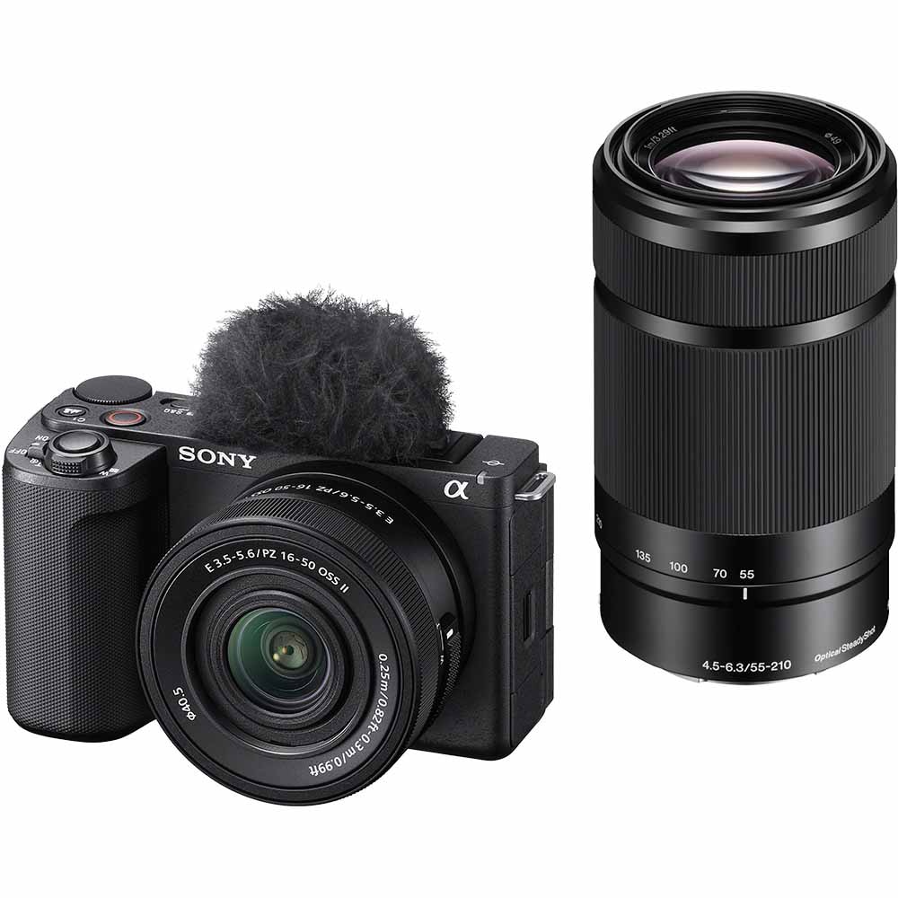 ソニー ZV-E10M2X-B デジタルカメラ「VLOGCAM ZV-E10 II」ダブルズームレンズキット（ブラック） ZVE10M2XB