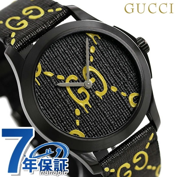 新作からSALEアイテム等お得な商品満載 グッチ 時計 YA126 腕時計 レディース メンズ ユニセックス 40mm ゴースト Gタイムレス 男女兼用腕時計
