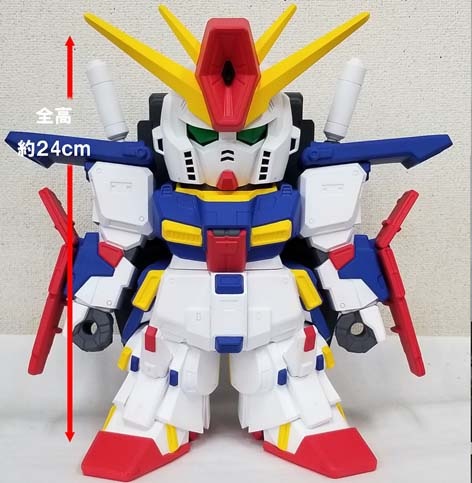 MARUSAN ジャンボソフビフィギュアSD MSZ-010 ZZガンダム(機動