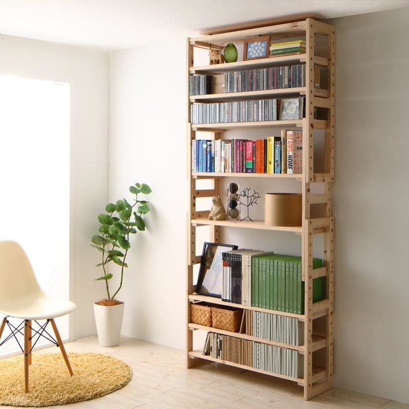 国産ひのきつっぱりシェルフ/ラックシリーズ シェルフ本体 幅90 奥行29