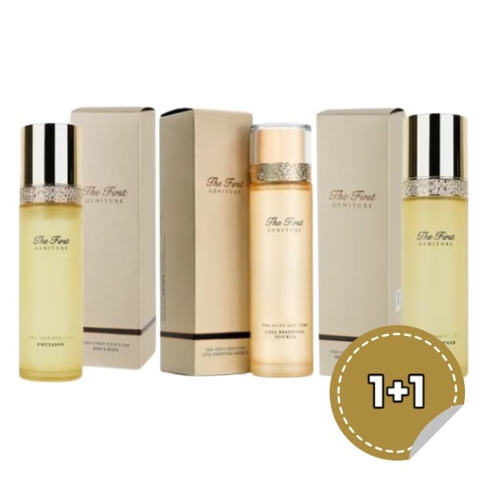 [1+1]ザファースト ジェネチュア スキンソフナー 150ml/エッセンシャルソース120ml/エマルジョン150ml