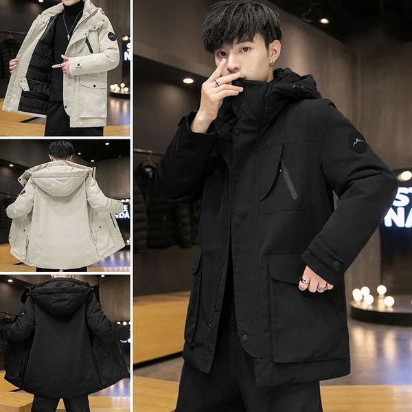 ダウンコート メンズ コート ダウンパーカー ダウンジャケット 防寒 冬服 アウトドア アウター ゆったり カジュアル 人気 通勤 ビジネスコート 軽量ジャケット