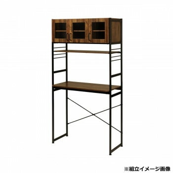 弘益（KOEKI） UTILITY ルナ キッチンラック ブラウン KR930BR
