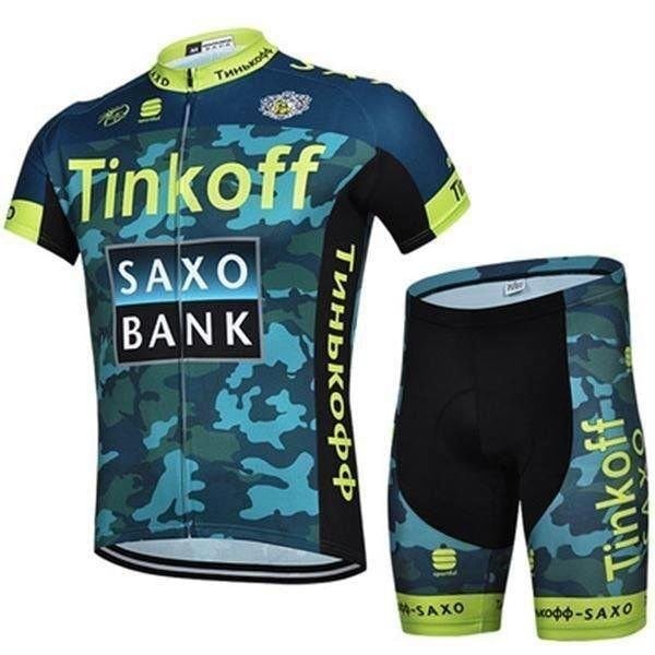ジャケット Tinkoff 吸汗 速乾 運動 サイクリング裏ウエア サイクルウェア 半袖 自転車ウェア 上下2点セット メンズ