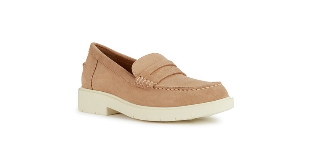 ジェオックス SS スエード スペリカEC1 レディース ペニーローファー W1S5QRA