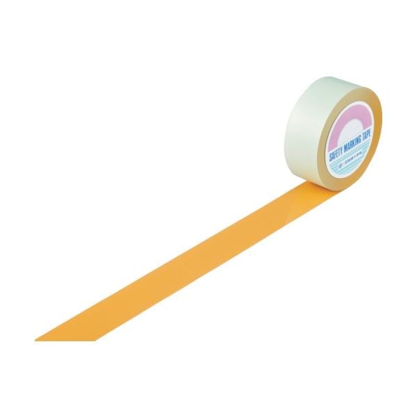 日本緑十字社 ガードテープ（ラインテープ） オレンジ 50mm幅x20m 屋内用 148075 1巻 9,028円