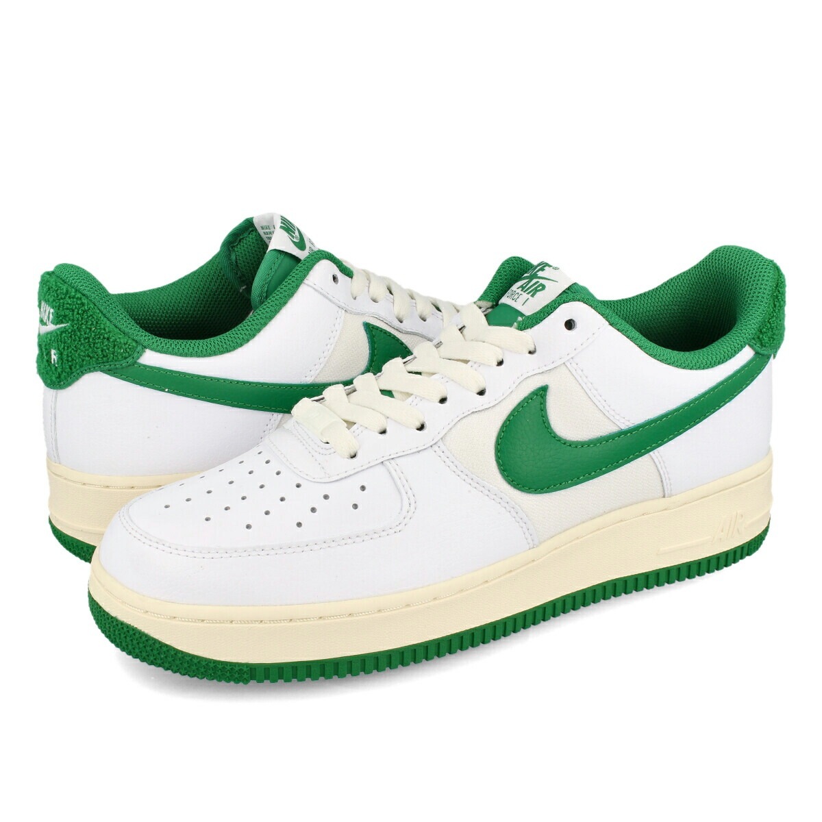 AIR FORCE 1 07 LV8 WHITE/PINE GREEN/SAIL/WHITE