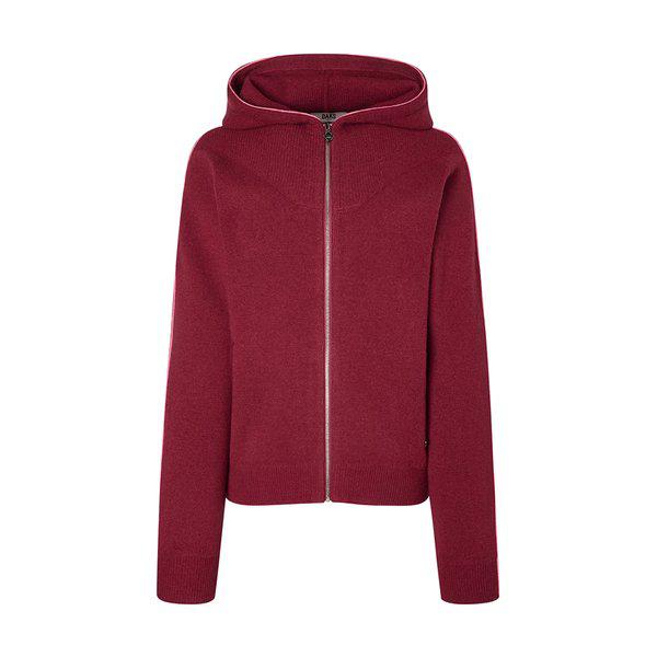 25FW PREMIUM 女性ウールフード防風ニットフルジップ DNSW5D719R3_s