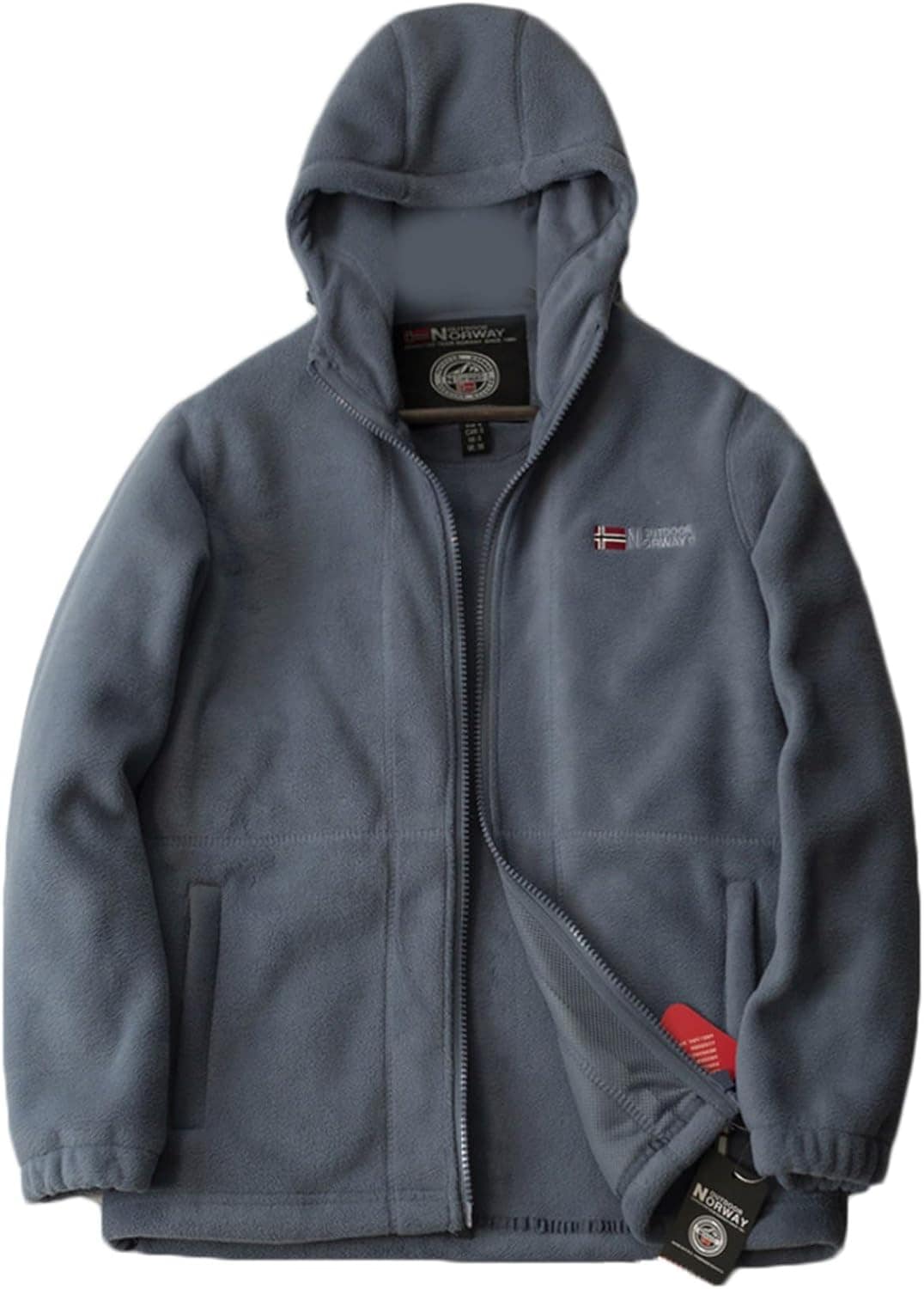 ボアジャケット メンズ 厚手 裏起毛 保温ウエア 防寒着 冬服 フード付き ボアフリースジャケット パーカー シンプル ジャンパー ブルゾン かっこいい 日常 アウトドア スポーツ