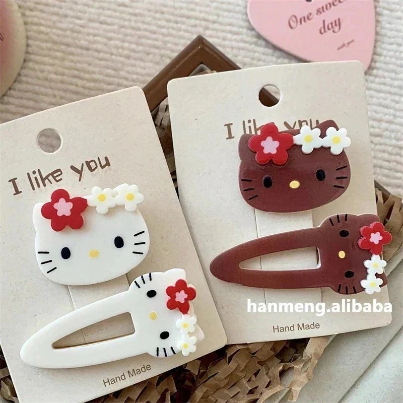 【1つ買うと10個もらえる】メガ割日焼けキティ ヘアクリップ キティちゃんヘアクリップ ヘアアクセサリー 可愛い アクセサリー 前髪クリップLucky bag771