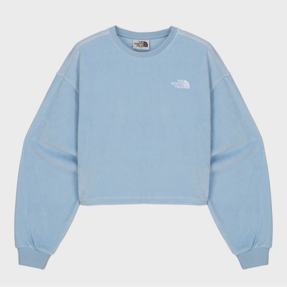 ザ・ノース・フェイス女性用ベロアスウェットシャツ NM5MQ80K_PWB