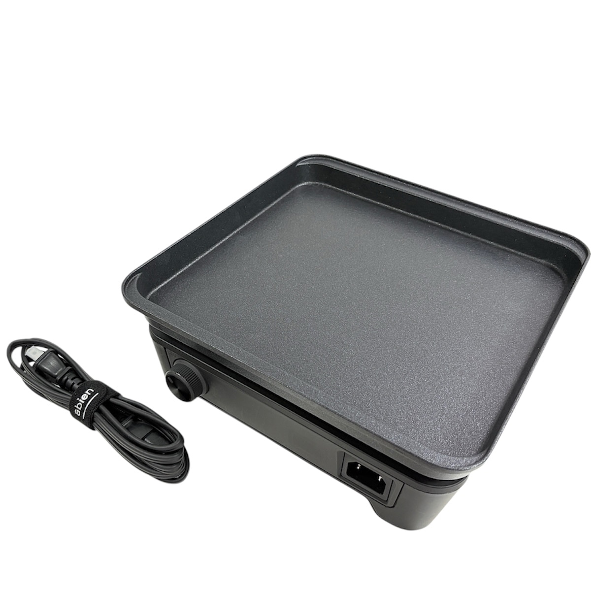 【展示品】abien MAGIC GRILL S（2022年モデル）XGS24-BK 小型ホットプレート ブラック 煙少なめ 焦げ付きにくい コンパクトグリル おしゃれ キッチン家電