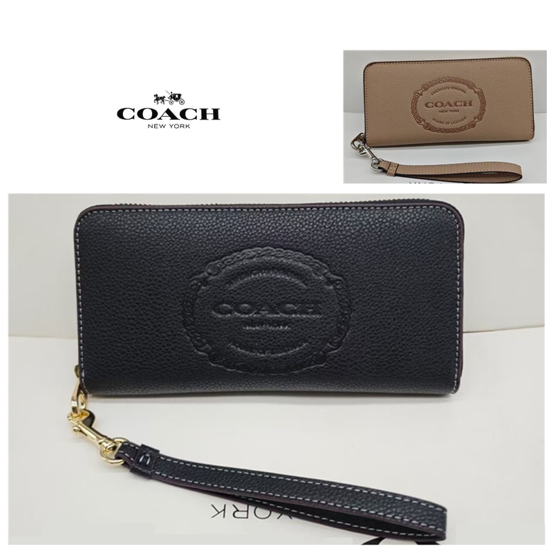 財布 長財布 CN353 ストラップ付き ロング ジップ アラウンド ラウンドファスナー ウォレット アウトレット レディース メンズ