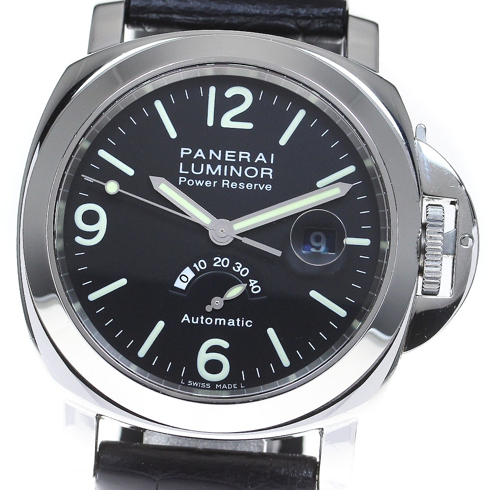パネライ PANERAI PAM00027 ルミノール デイト パワーリザーブ 自動巻き メンズ 箱付き_844227【中古】