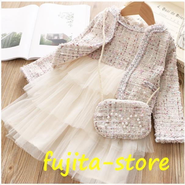 入学式 スーツ 女の子 フォーマル キッズスーツ 子供服 可愛い ワンピース キッズドレス セットアップ 卒業式 ガールズ スーツセット ボレロ+ワンピース 春秋