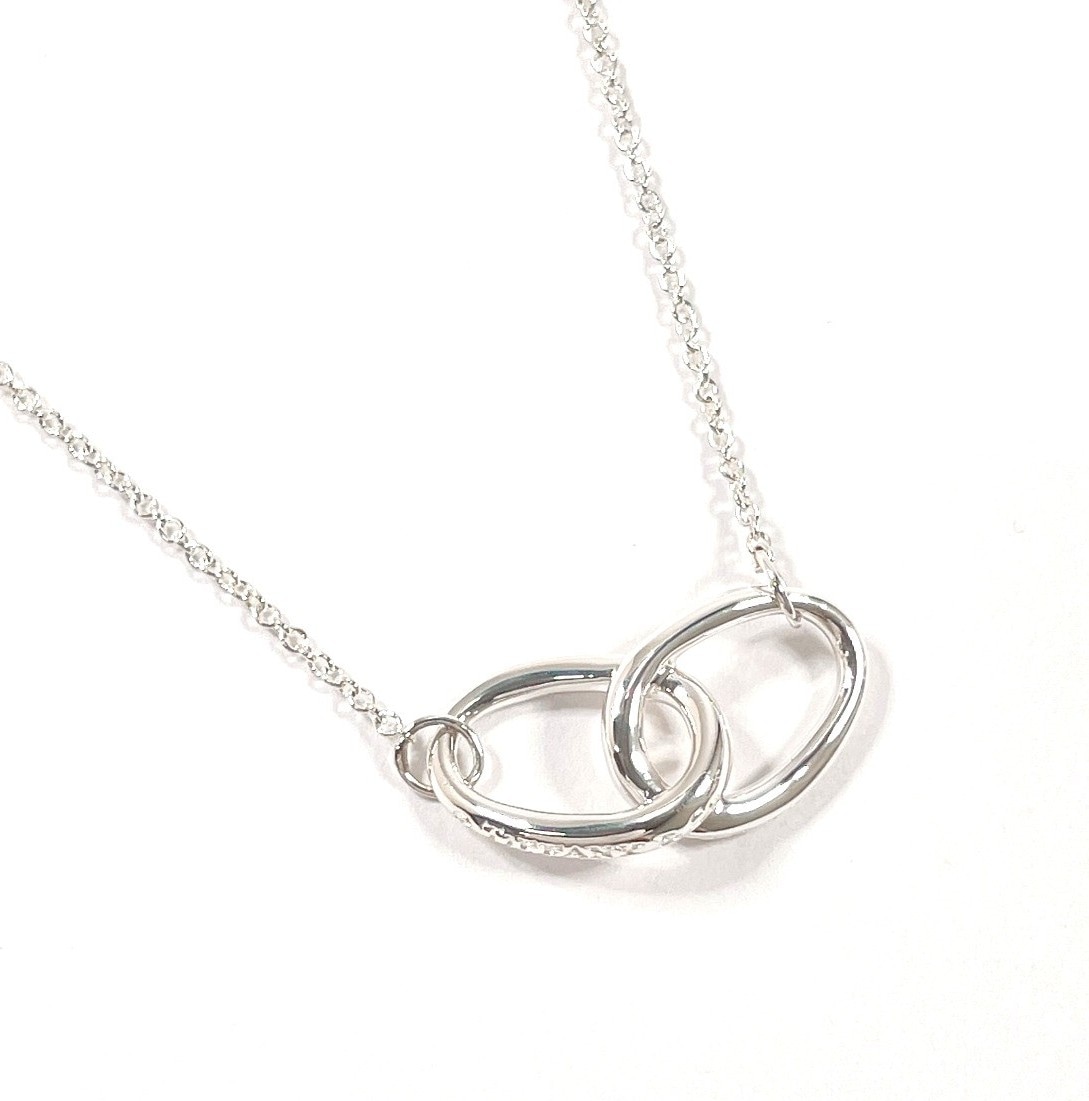 エルサペレッティ ダブルループ ネックレス シルバー シルバー925 レディース