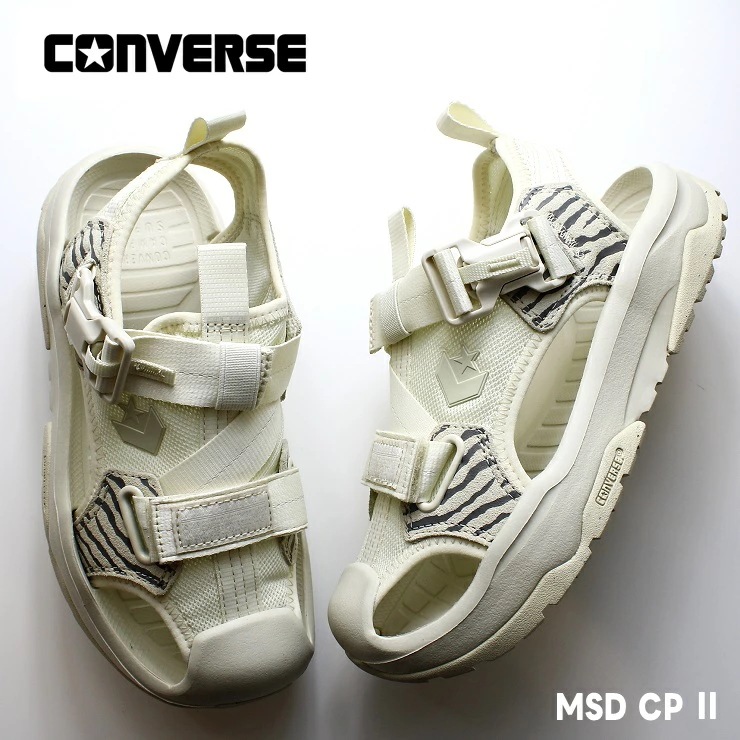 MSD CP II ホワイト/ゼブラCONVERSE CAMPING SUPPLY キャンプ 川遊び 水遊び アクアシューズ ウォーターシューズ アウトドア スニーカー シェブロン＆スター