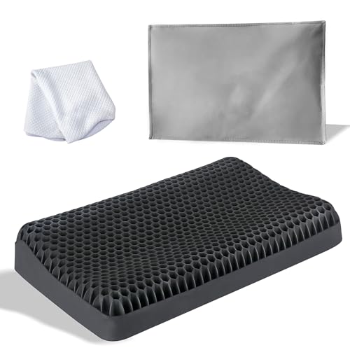 枕 無重力 枕【Z世代睡眠製品研究所監修】人気 安眠枕 ジェル枕 まくら 横向き寝 柔らかな寝心地 高さ調節可 活性炭入り ストレートネック ジェル枕 ゲル枕 首枕 高反発 TPE素材 ハニカム構造 6,019円