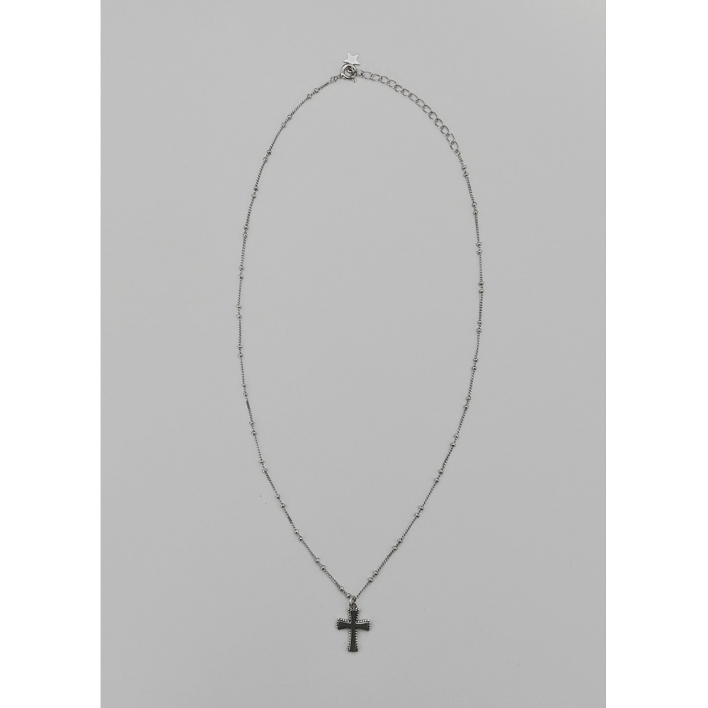 ブラックアップ (シルバー925) トイカクロスネックレス