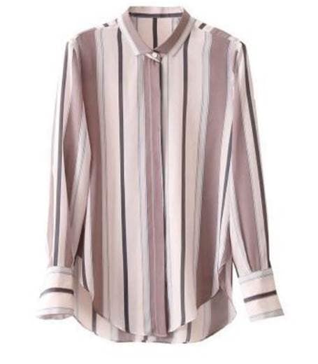 トップス シャツ ロング ロング丈 袖あり 長袖 大人可愛い きれいめ 大人 上品 おしゃれ お洒落 かっこいい 大人女子 こなれ感 クール エレガント とろみ感 抜け感 ストライプ 春 秋 20代 13,306円
