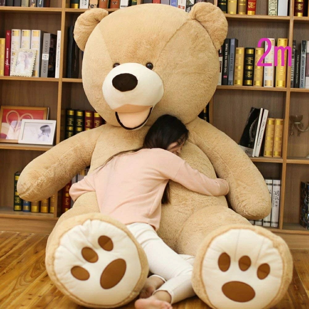 「200cm」大きい ぬいぐるみ 特大 くま テディベア 巨大ぬいぐるみ クマ 熊 クマのぬいぐるみ 大 お祝い クリスマスプレゼント お祝い 子供部屋 抱き枕 インテリア 全長200cm 7色