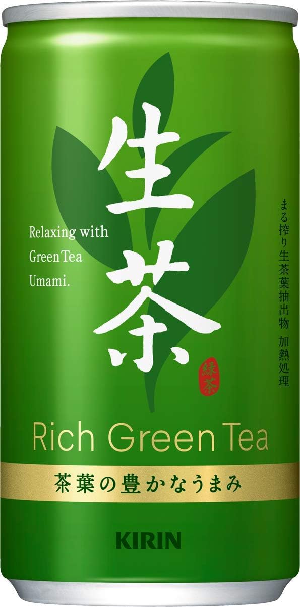 【送料無料】キリン 生茶185ml4ケース/80本