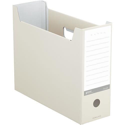 （まとめ買い）ファイルボックス NEOS A4 オフホワイト A4-NELF-W [x10]