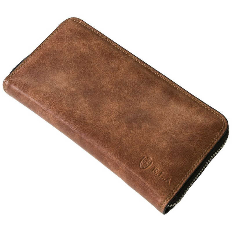 ELA　ラウンドファスナー 長財布　ELA9029LBR