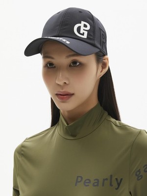 本物のPEARLY GATES GOLF ツートーンロゴ シアサッカー ボールキャップ ハット