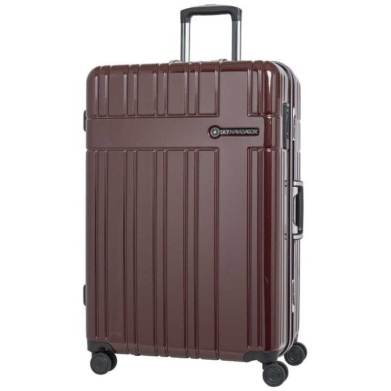 SKYNAVIGATOR　ストッパー付きキャリーケース Lサイズ ワインカーボン [TSAロック搭載 /約95L /1週間以上]　SK083569WNC